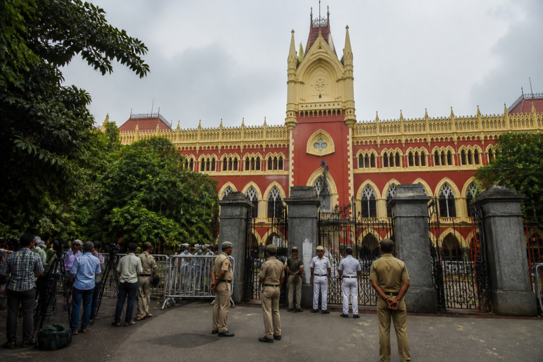Mahua Moitra security case involving a Calcutta High Court hearing and police protection.