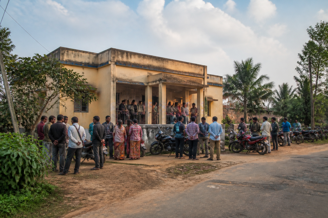Sonamukhi Panchayat Samiti office in Bankura, representing a change in local leadership