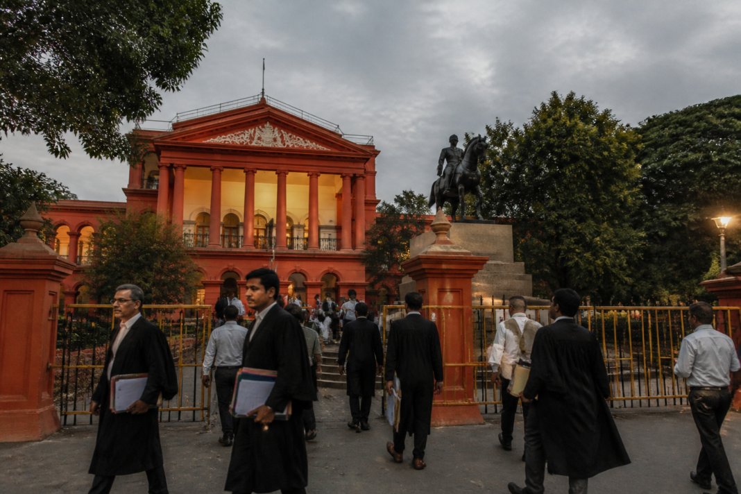 Karnataka voter list case involving a High Court hearing and electoral records
