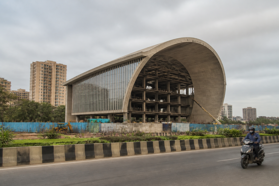 Navi Mumbai Science Park structure under development in Nerul