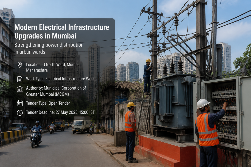 Electrical infrastructure upgrades in Mumbai F/North Ward under Beat No 173 Councillor Fund tender