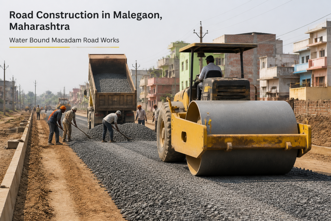 Pollution Types Cycle Malegaon WBM Road Construction Tender by Municipal Corporation | 2026