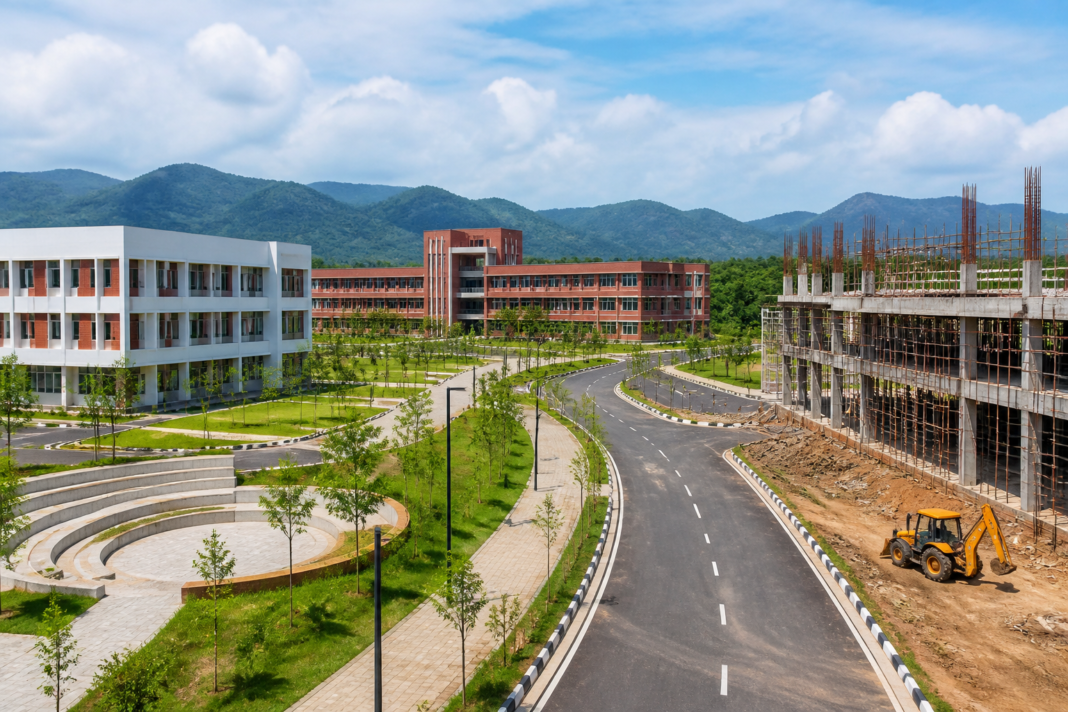 Civil infrastructure development works at Gauhati University Assam campus under government tender